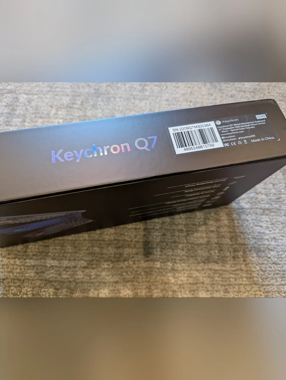 NEW Keychron Q7 QMK Custom Mechanical Keyboard Compact 70% Wired
